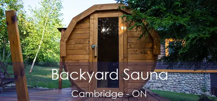  Backyard Sauna Cambridge - ON