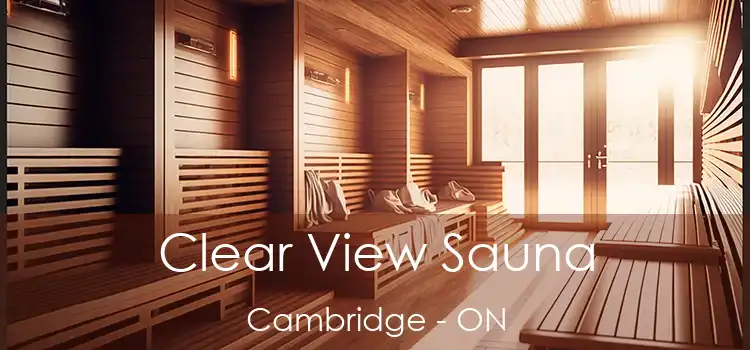  Clear View Sauna Cambridge - ON