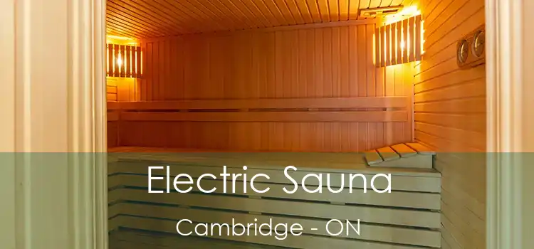  Electric Sauna Cambridge - ON