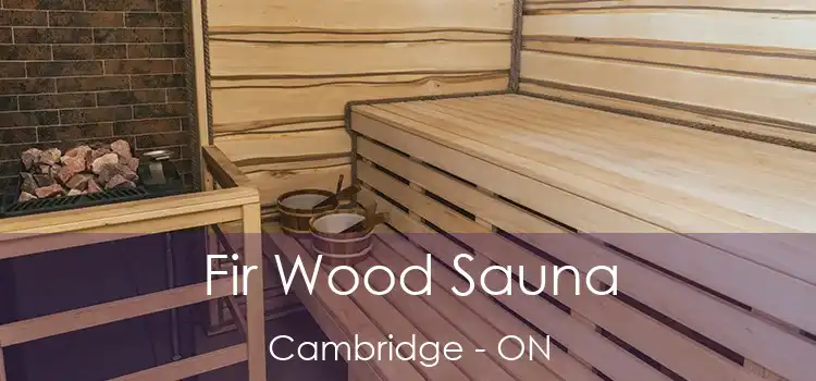  Fir Wood Sauna Cambridge - ON