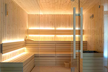 Modern Sauna Setup in Cambridge, Ontario