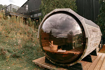 panoramic view sauna in Cambridge, ON