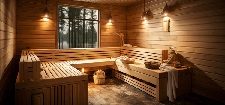 Traditional Sauna Design in Cambridge, ON