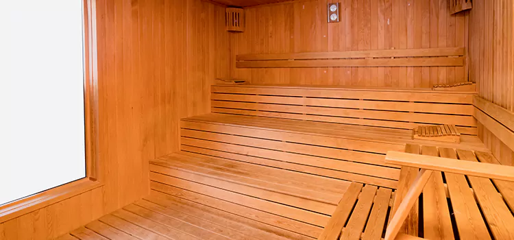 Custom Hemlock Wood Sauna Construction in Cambridge, Ontario