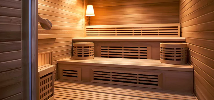 Outdoor Sauna Setup in Cambridge, ON
