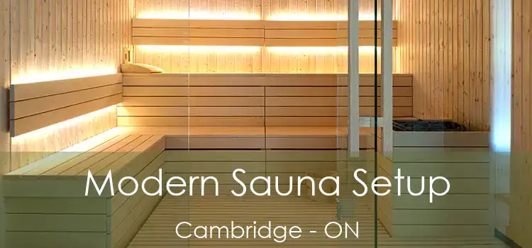  Modern Sauna Setup Cambridge - ON