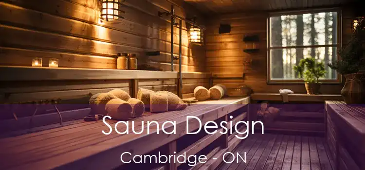  Sauna Design Cambridge - ON
