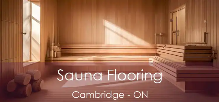  Sauna Flooring Cambridge - ON